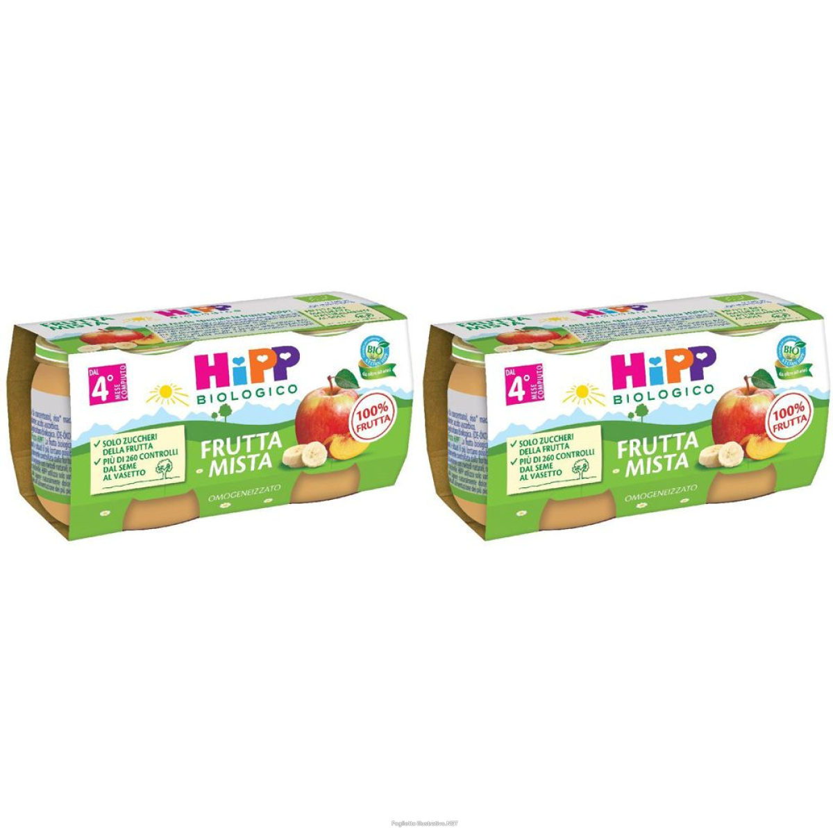 Trova prezzi di hipp biologico frutta mista set da 2 2x2x80 g e compra online