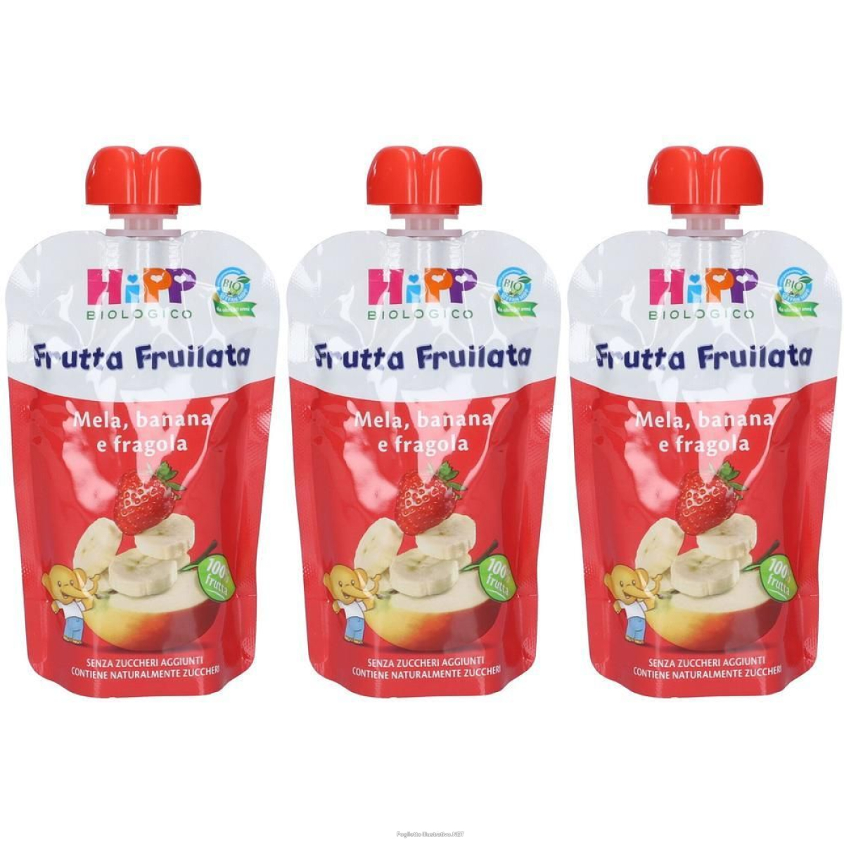 Trova prezzi di hipp biologico mela, banana e fragola 90 g sciroppo e compra online