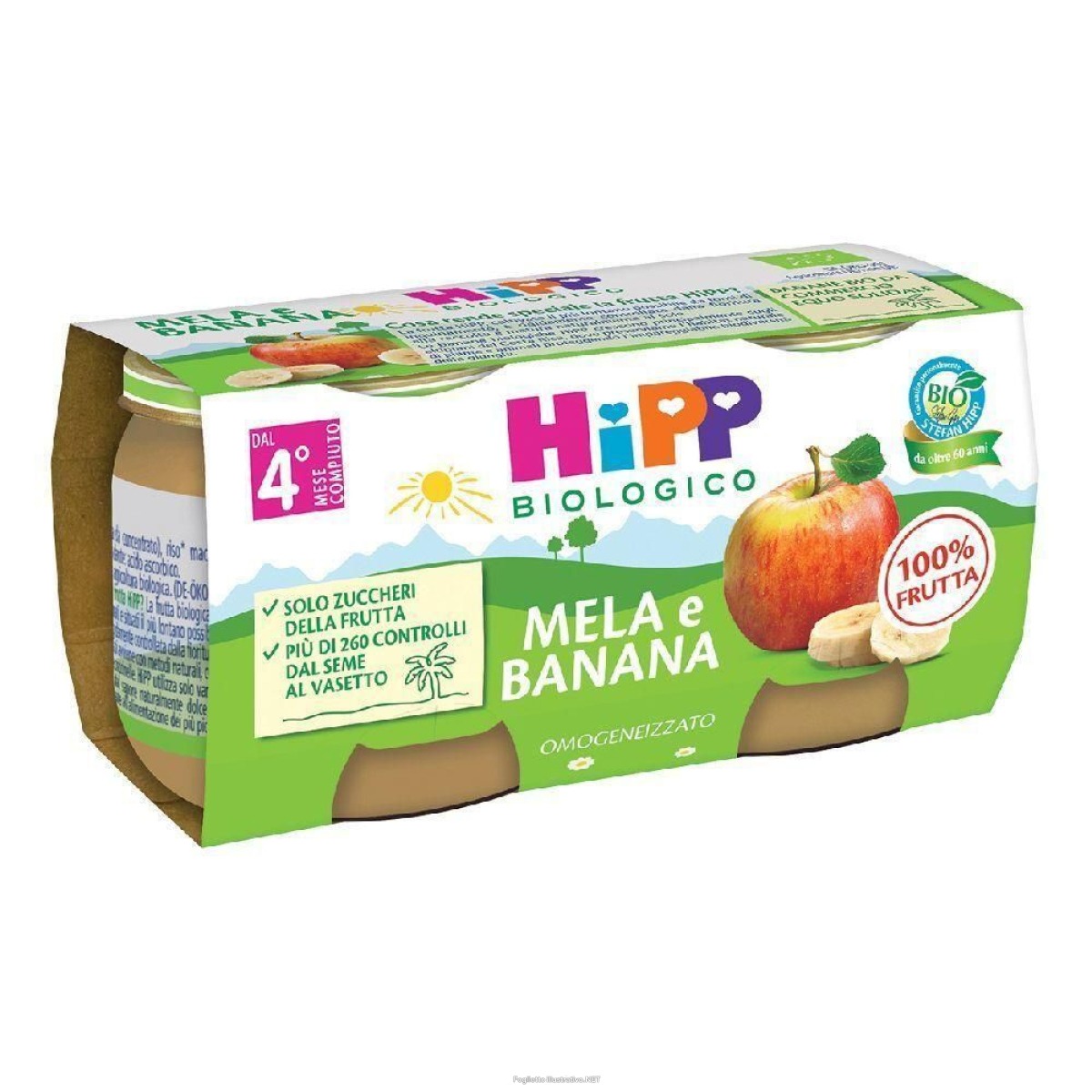 Trova prezzi di hipp biologico mela e banana 2x80 g e compra online