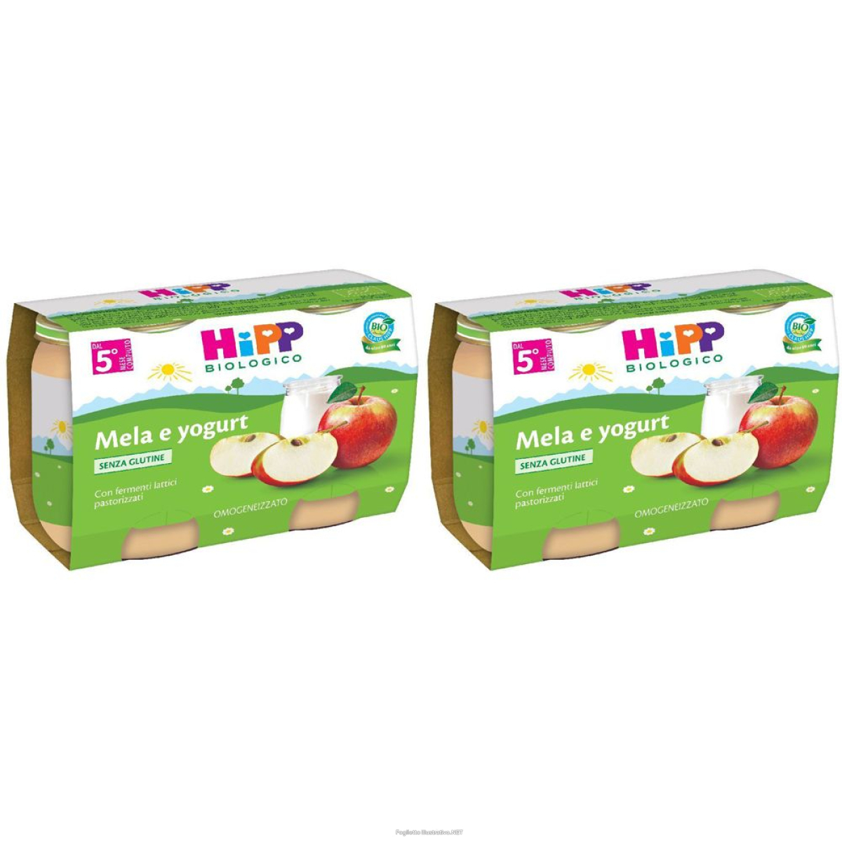 Trova prezzi di hipp biologico omogeneizzato mela e yogurt set da 2 2x2x125 g pappa e compra online