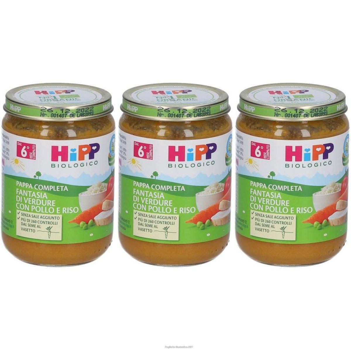 Trova prezzi di hipp biologico pappa completa fantasia di verdure con pollo e riso 3x1 e compra online