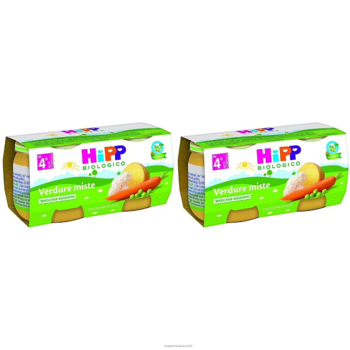 Trova prezzi di hipp biologico verdure miste set da 2 2x2x80 g pappa e compra online