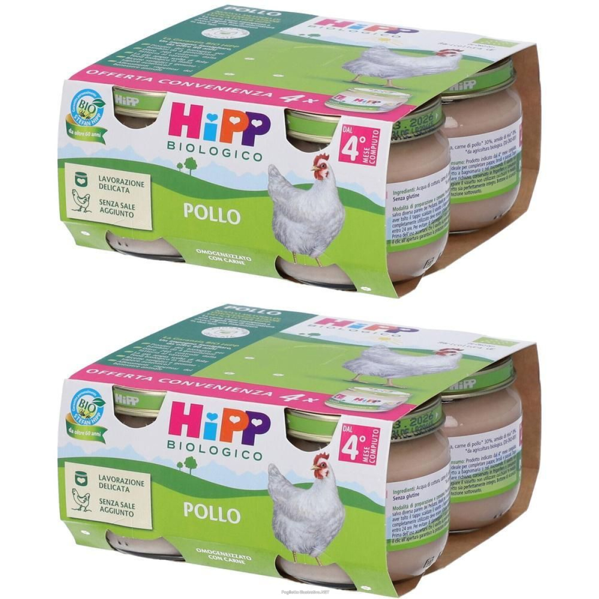 Trova prezzi di hipp biologioco omogeneizzato di pollo 320 g e compra online