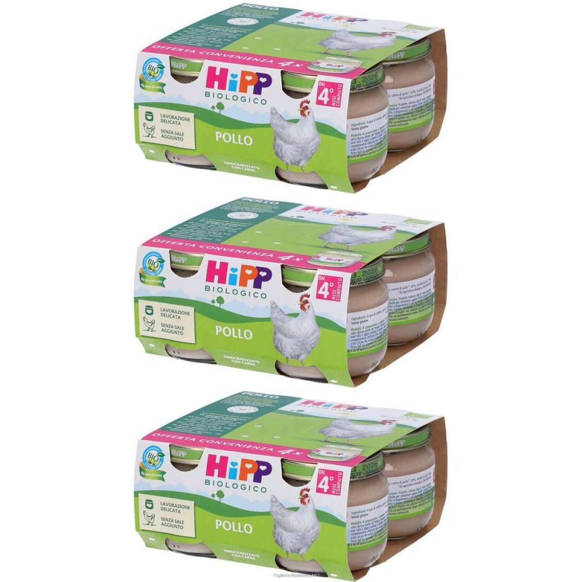 Trova prezzi di hipp biologioco omogeneizzato di pollo 320 g e compra online