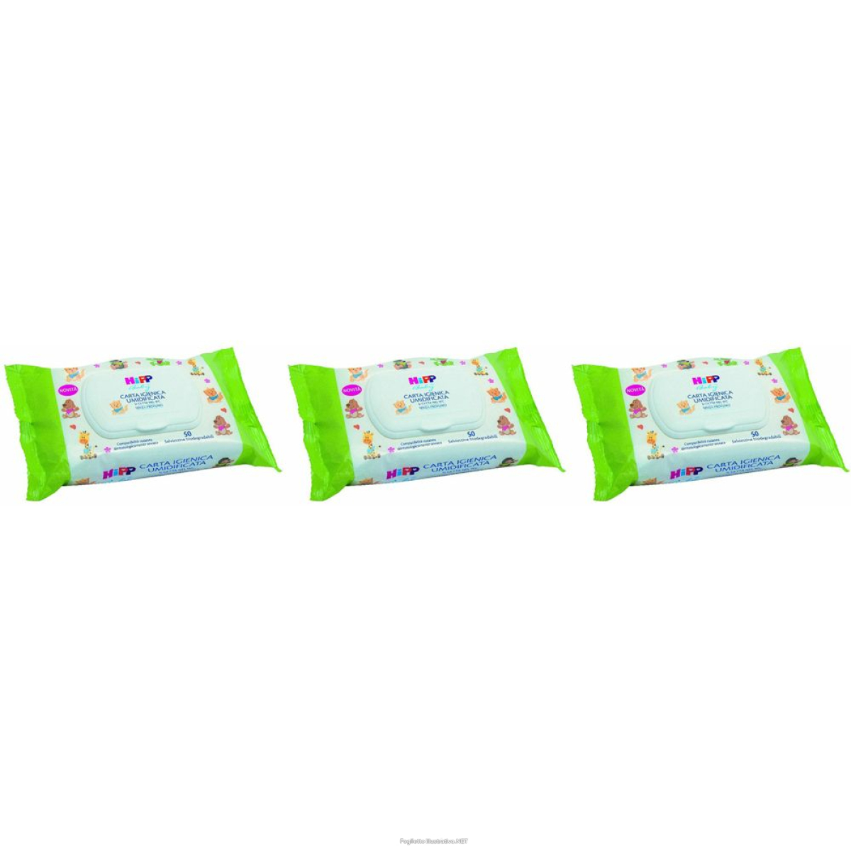 Trova prezzi di hipp carta igienica umidificata set da 3 3x241 g salviette e compra online