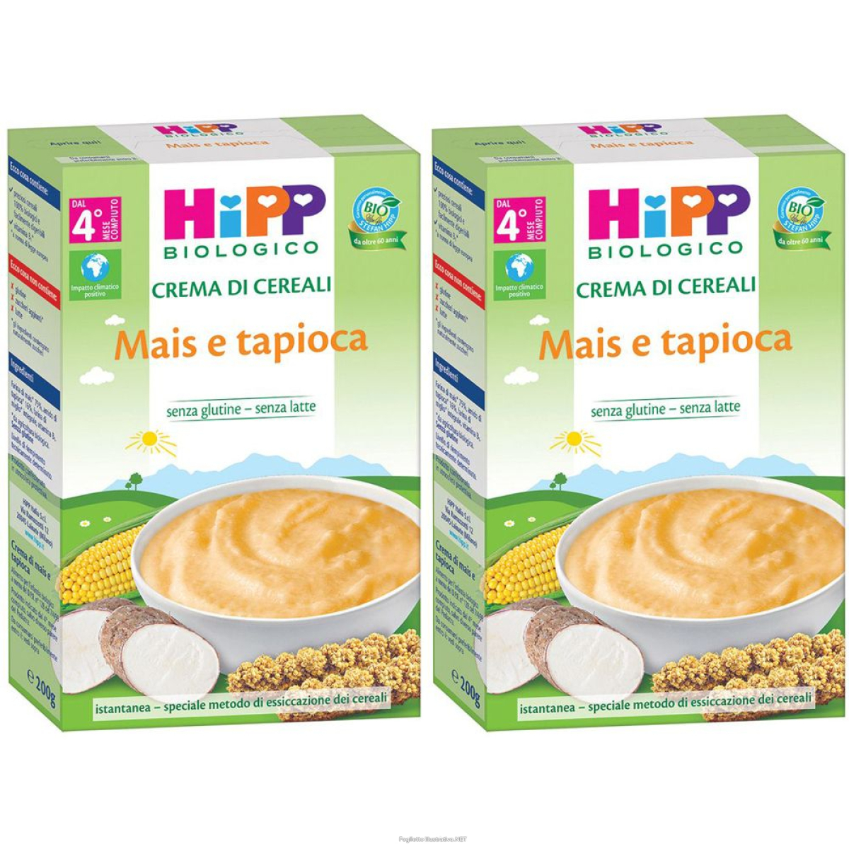 Trova prezzi di hipp crema di mais e tapioca set da 2 2x200 g altro e compra online