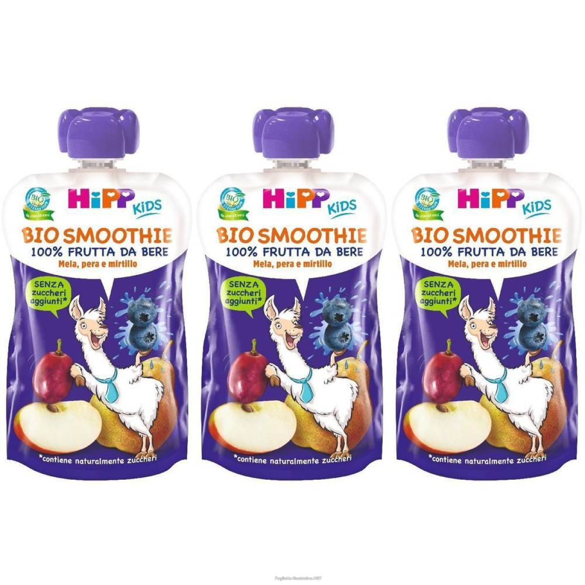 Trova prezzi di hipp kids bio smoothie mela, pera e mirtillo 3x120 ml e compra online
