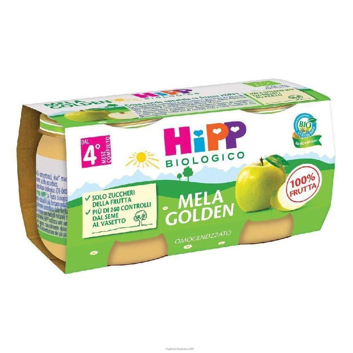 Trova prezzi di hipp mela golden 4x2x80 g e compra online