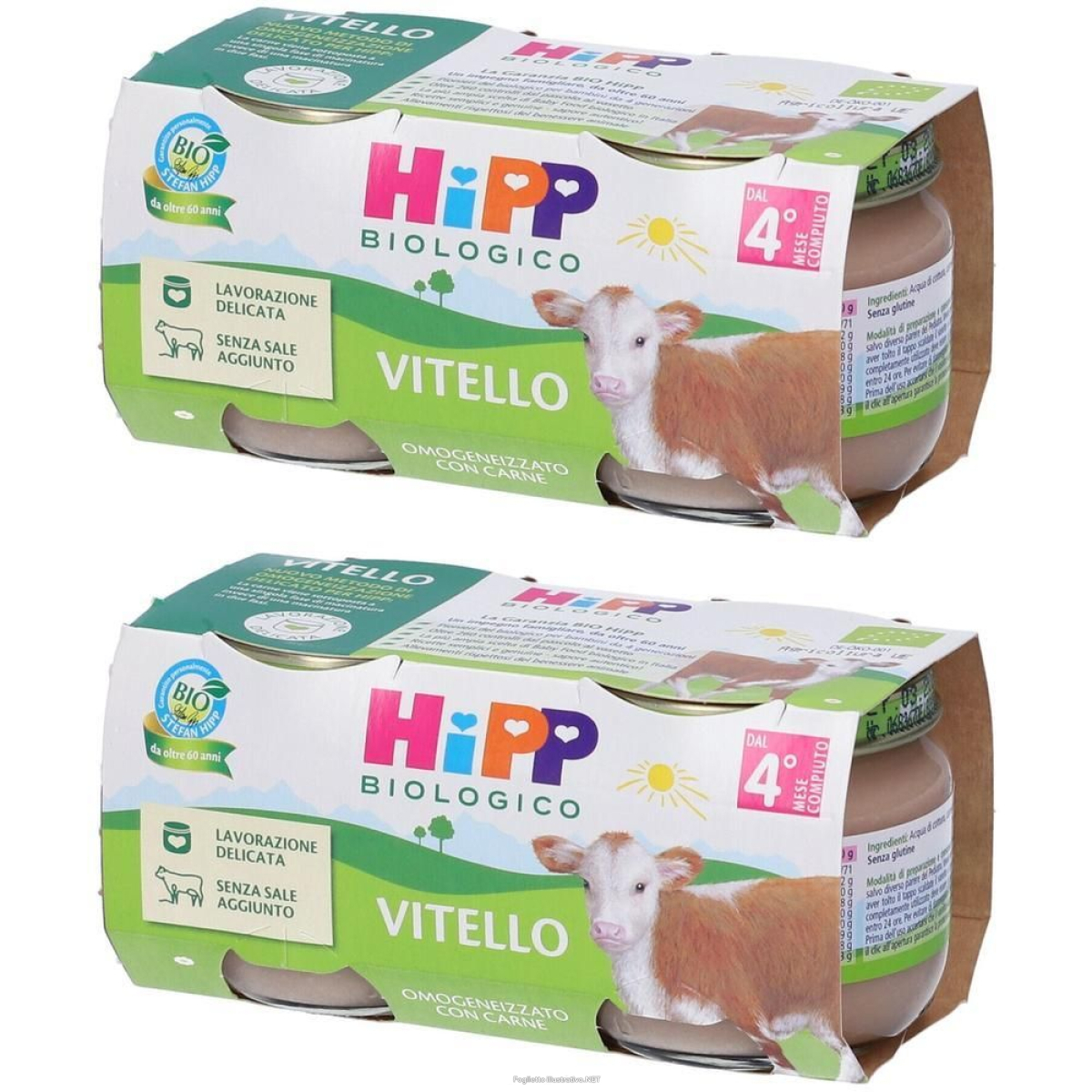 Trova prezzi di hipp omogenizzato di vitello biologico 2x160 g e compra online