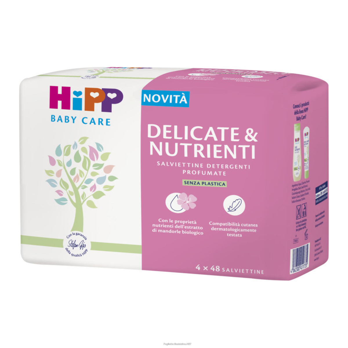 Trova prezzi di hipp salviettine delicate&nutrienti 4x48 pezzi e compra online