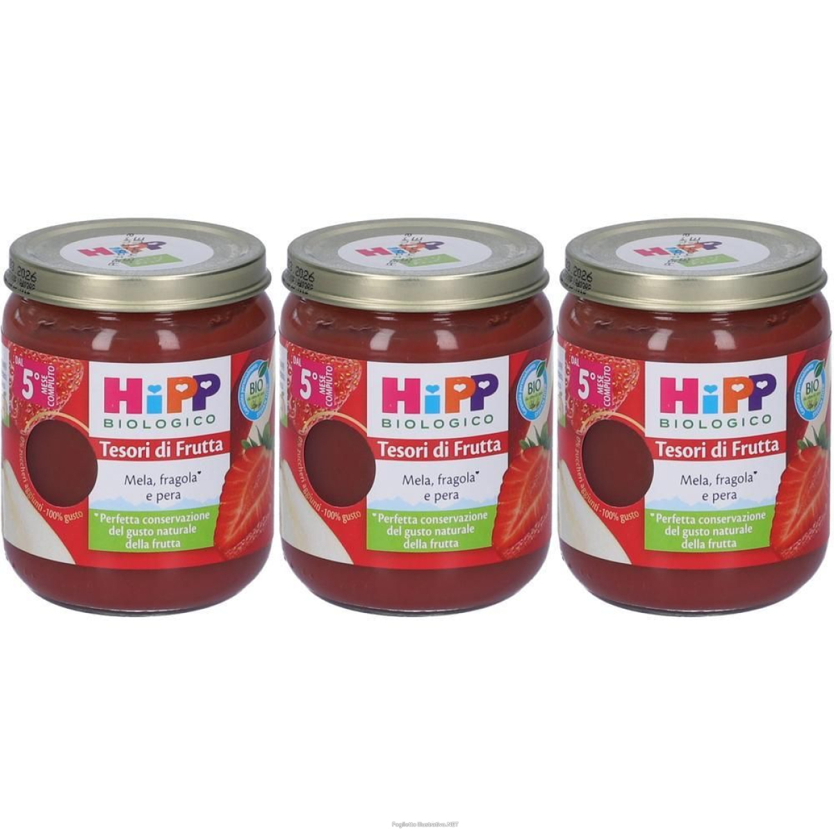 Trova prezzi di hipp tesori di frutta omogenizzato mela fragola e pera 160 g e compra online