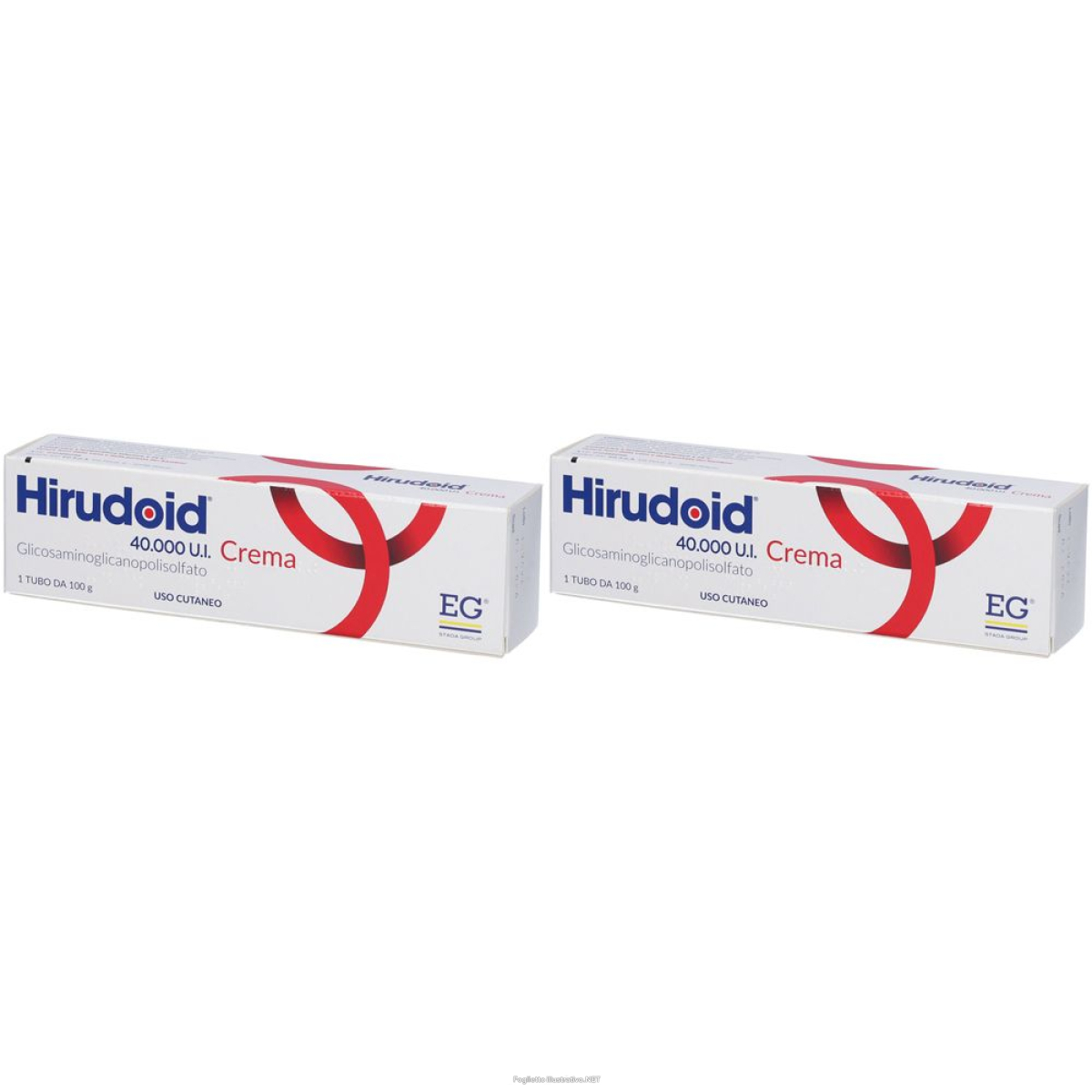 Trova prezzi di hirudoid crema 100 g 40.000 ui set da 2 2x100 crema e compra online