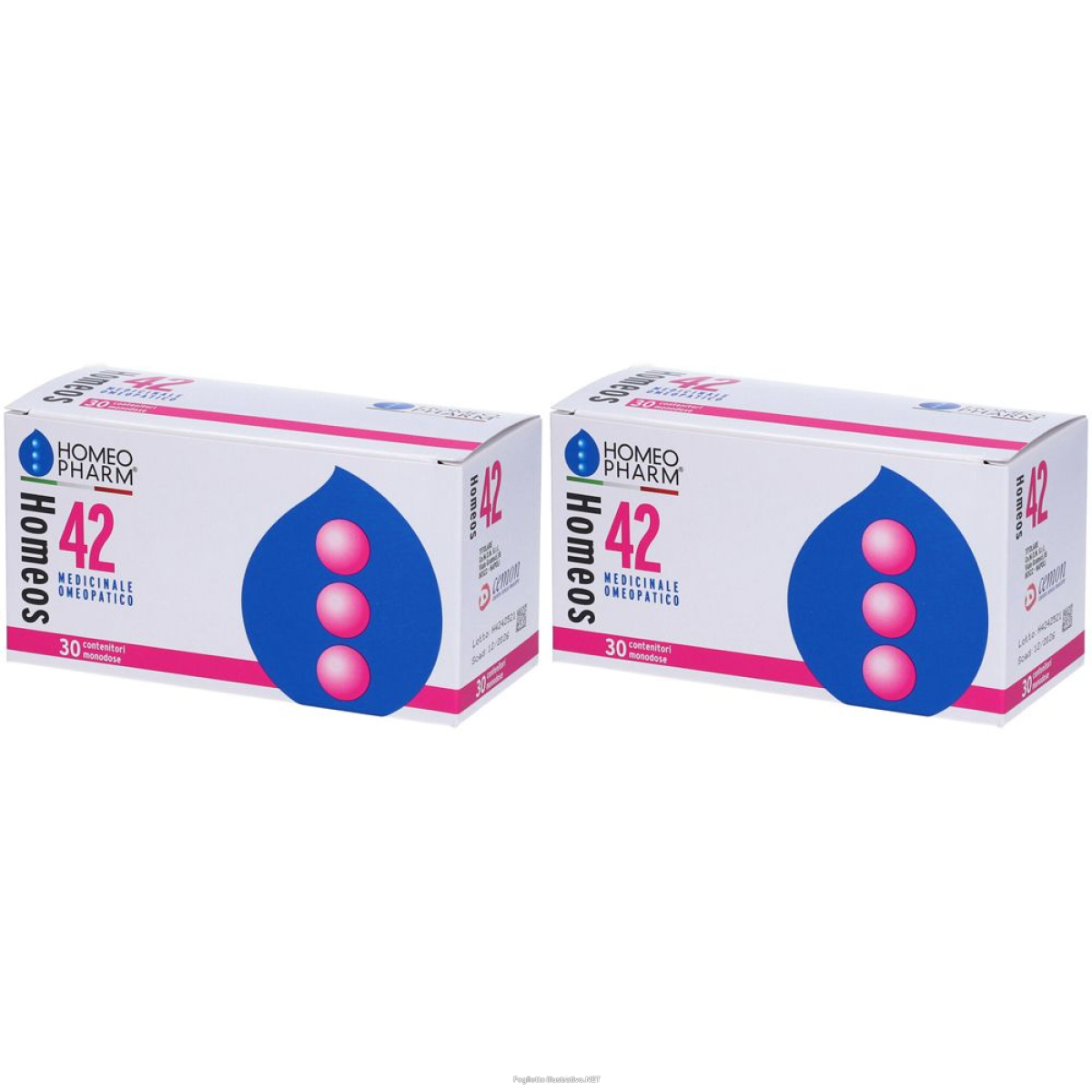 Trova prezzi di homeopharm homeos 42 set da 2 2x30 pz fiale e compra online