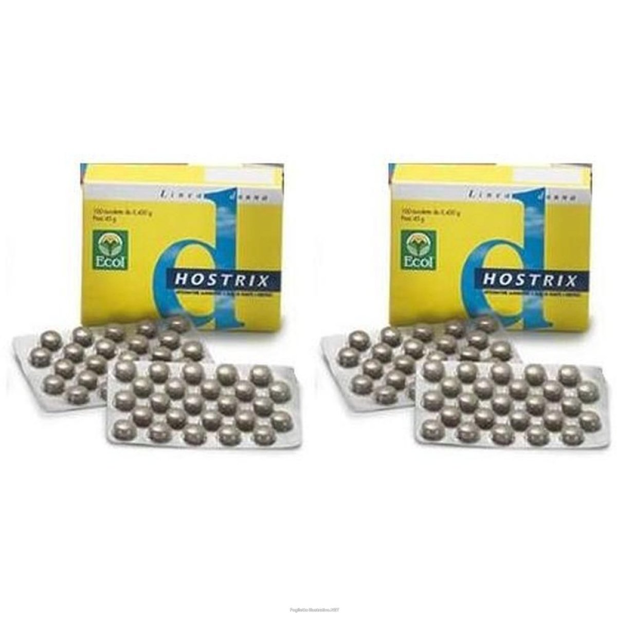Trova prezzi di hostrix 100 tavolette 0,44g 776 2x100 pz compresse e compra online
