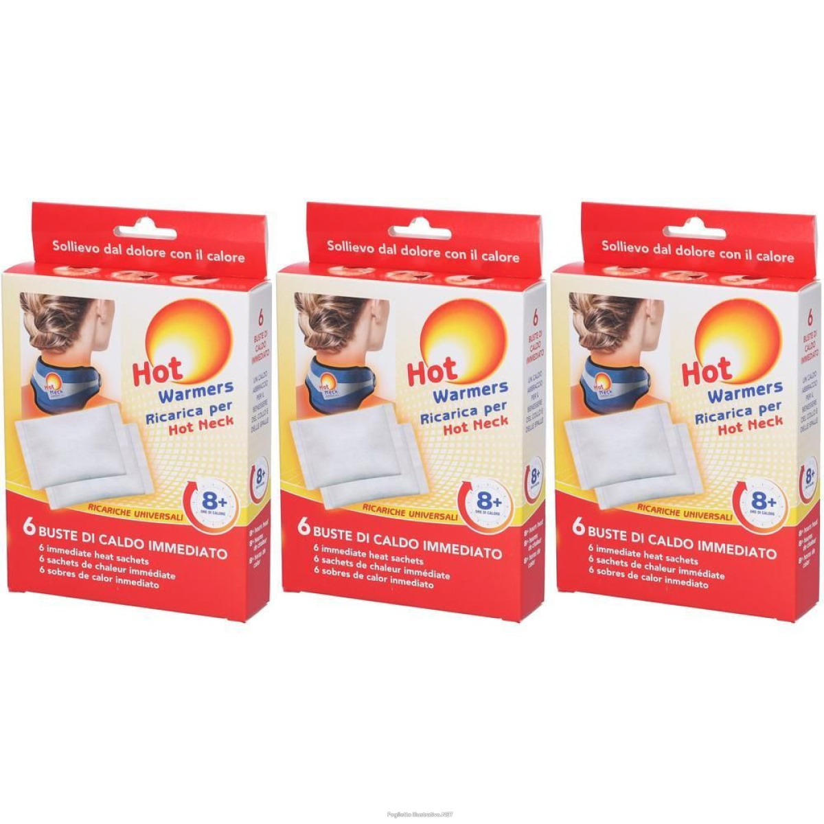 Trova prezzi di hot warmers neck buste caldo immediato ricarica 3x1 st e compra online