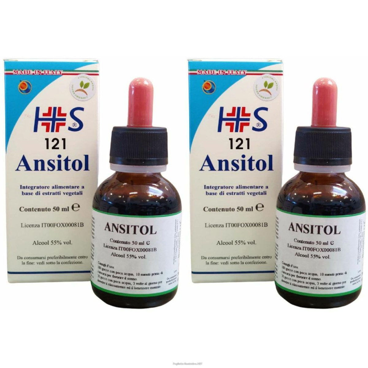 Trova prezzi di hs® 121 ansitol set da 2 2x50 ml liquido e compra online