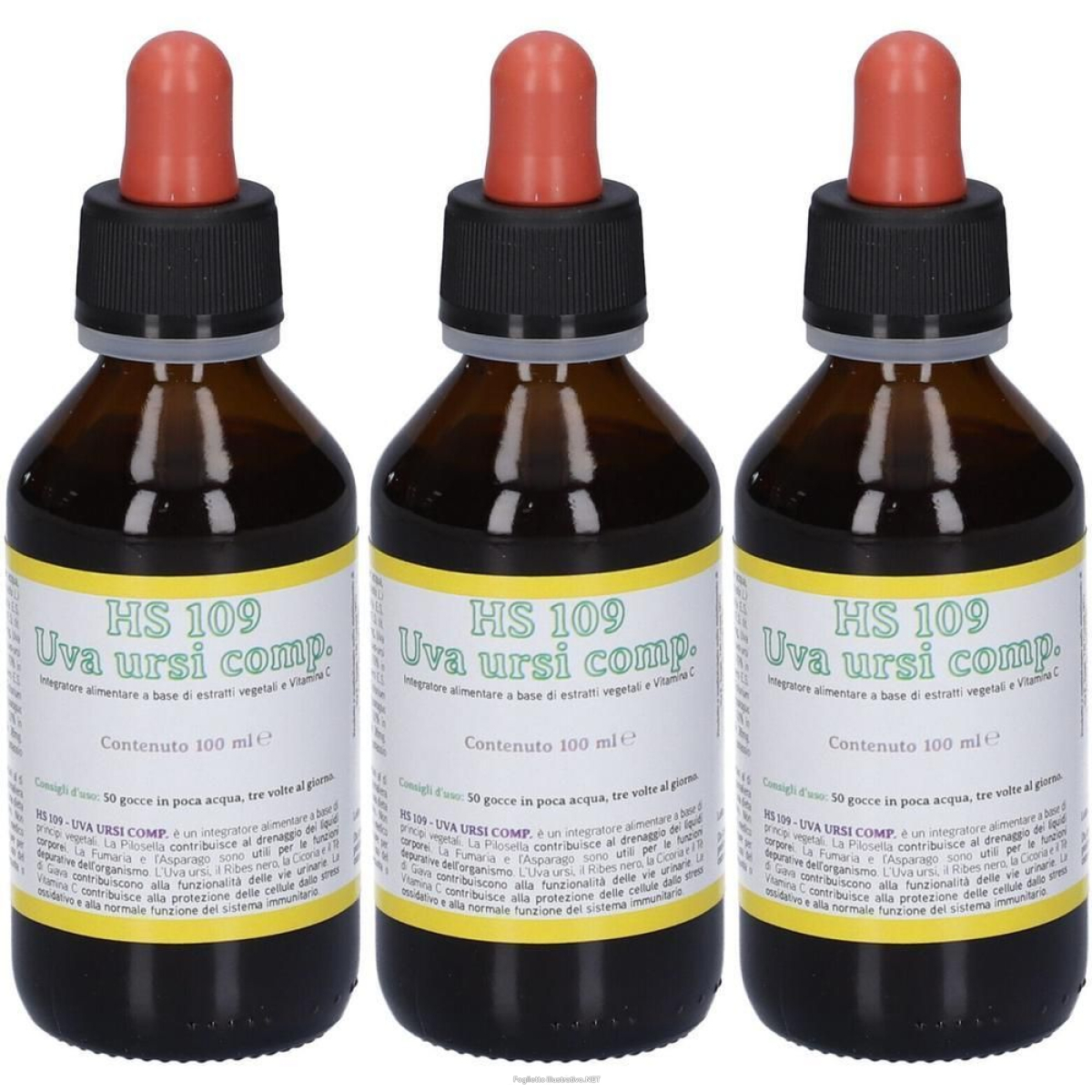 Trova prezzi di hs109 uva ursina comp 100 ml 3x100 ml gocce orali e compra online