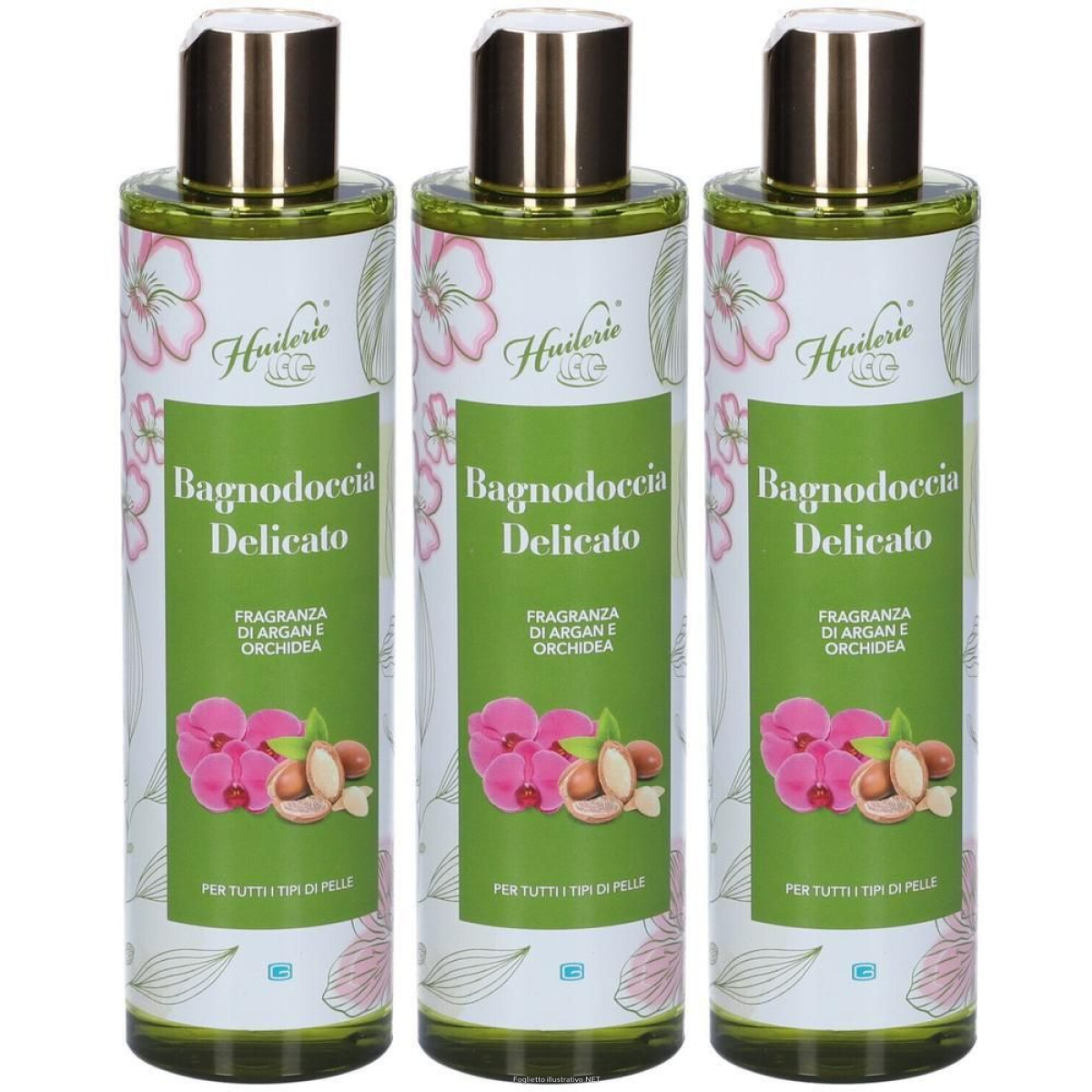 Trova prezzi di huilerie bagnodoccia delicato fragranza di argan e orchidea 3x250 ml e compra online