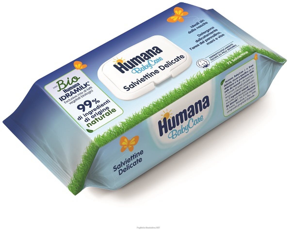 Trova prezzi di humana baby care - salviettine delicate 72 salviette e compra online