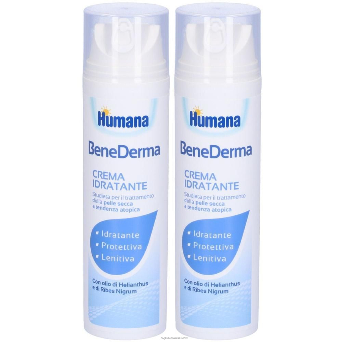 Trova prezzi di humana benederma crema idratante 2x200 ml e compra online