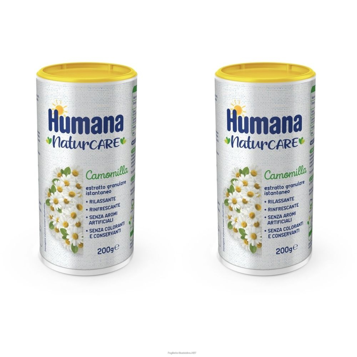 Trova prezzi di humana camomilla set da 2 2x200 g e compra online