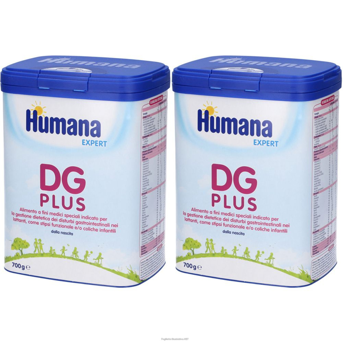 Trova prezzi di humana dg plus expert set da 2 2x700 g polvere per soluzione orale e compra online