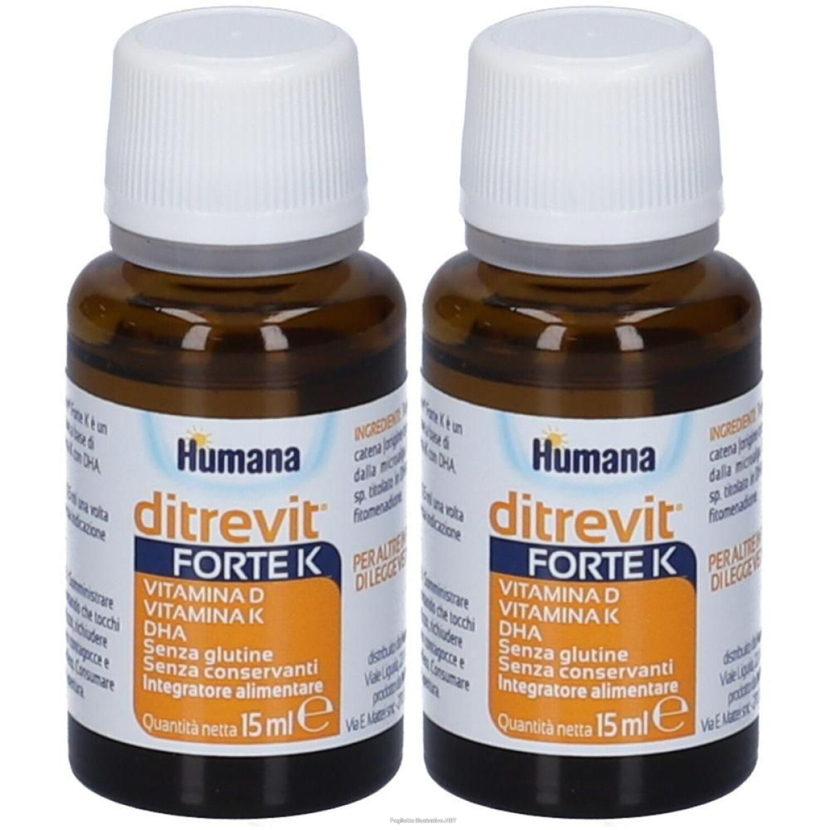 Trova prezzi di humana ditrevit forte k soluzione orale 2x15 ml orale e compra online