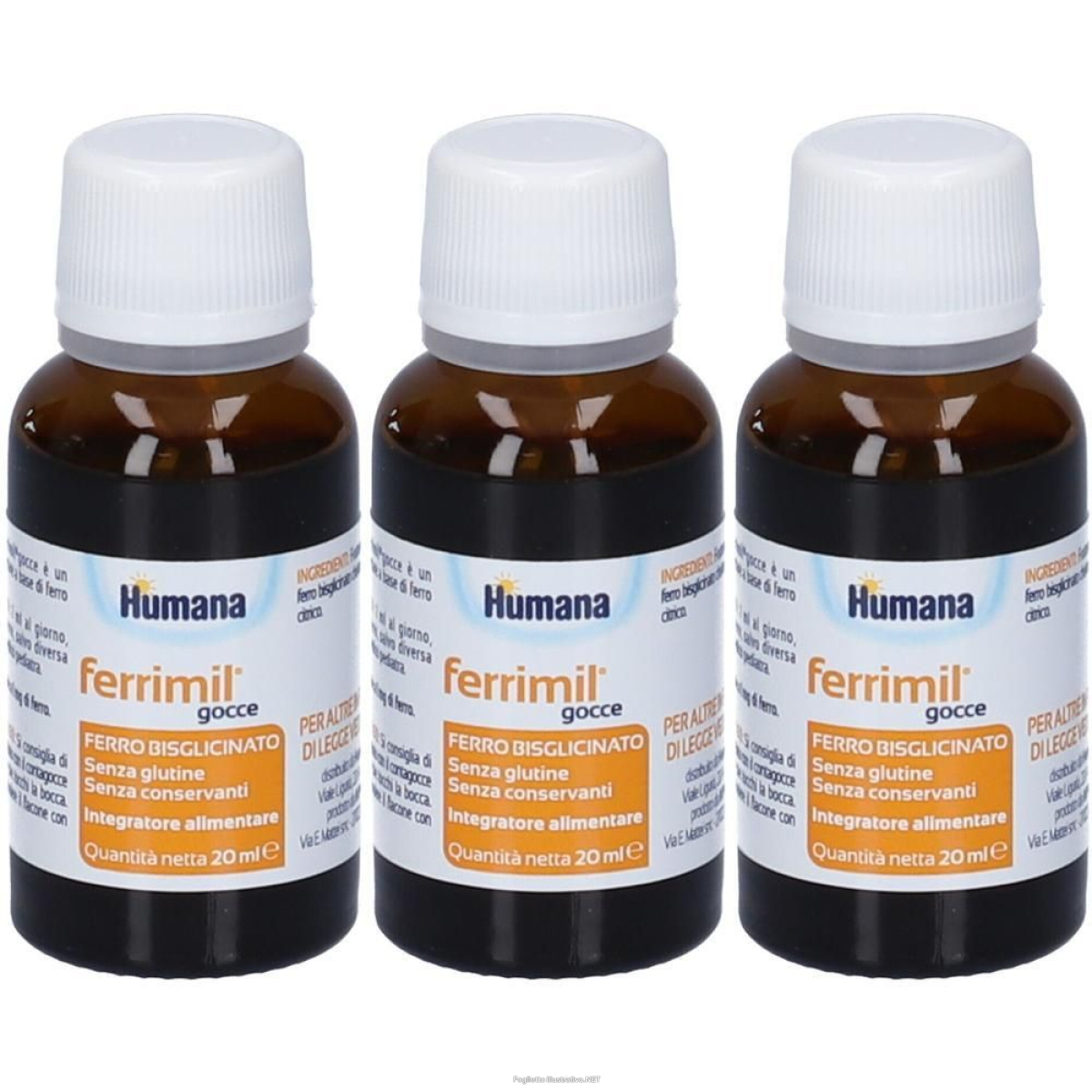 Trova prezzi di humana ferrimil gocce 3x20 ml orali e compra online