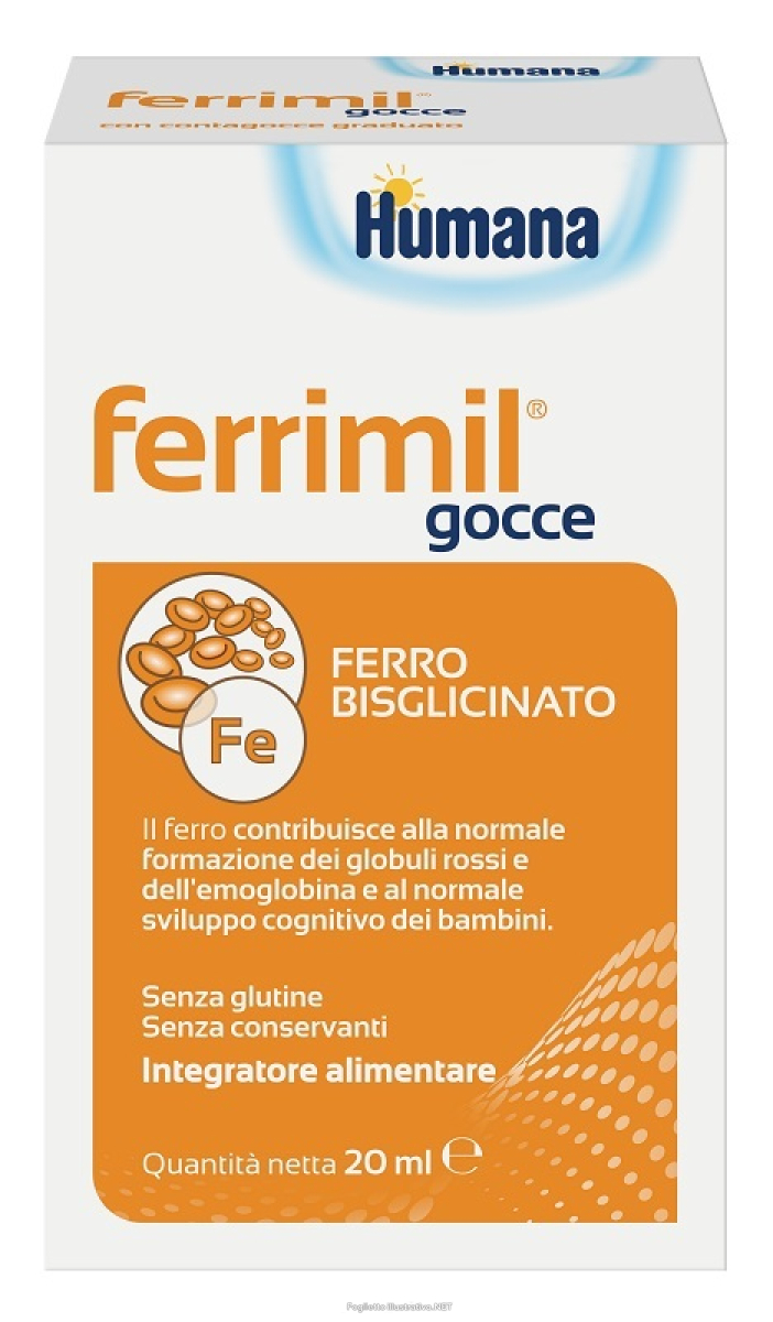 Trova prezzi di humana ferrimil integratore a base di ferro per bambini gocce orali 20ml e compra online