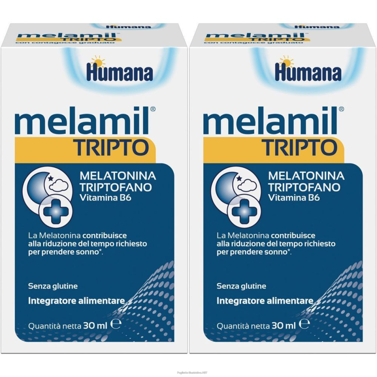 Trova prezzi di humana melamil® tripto set da 2 2x30 ml gocce e compra online