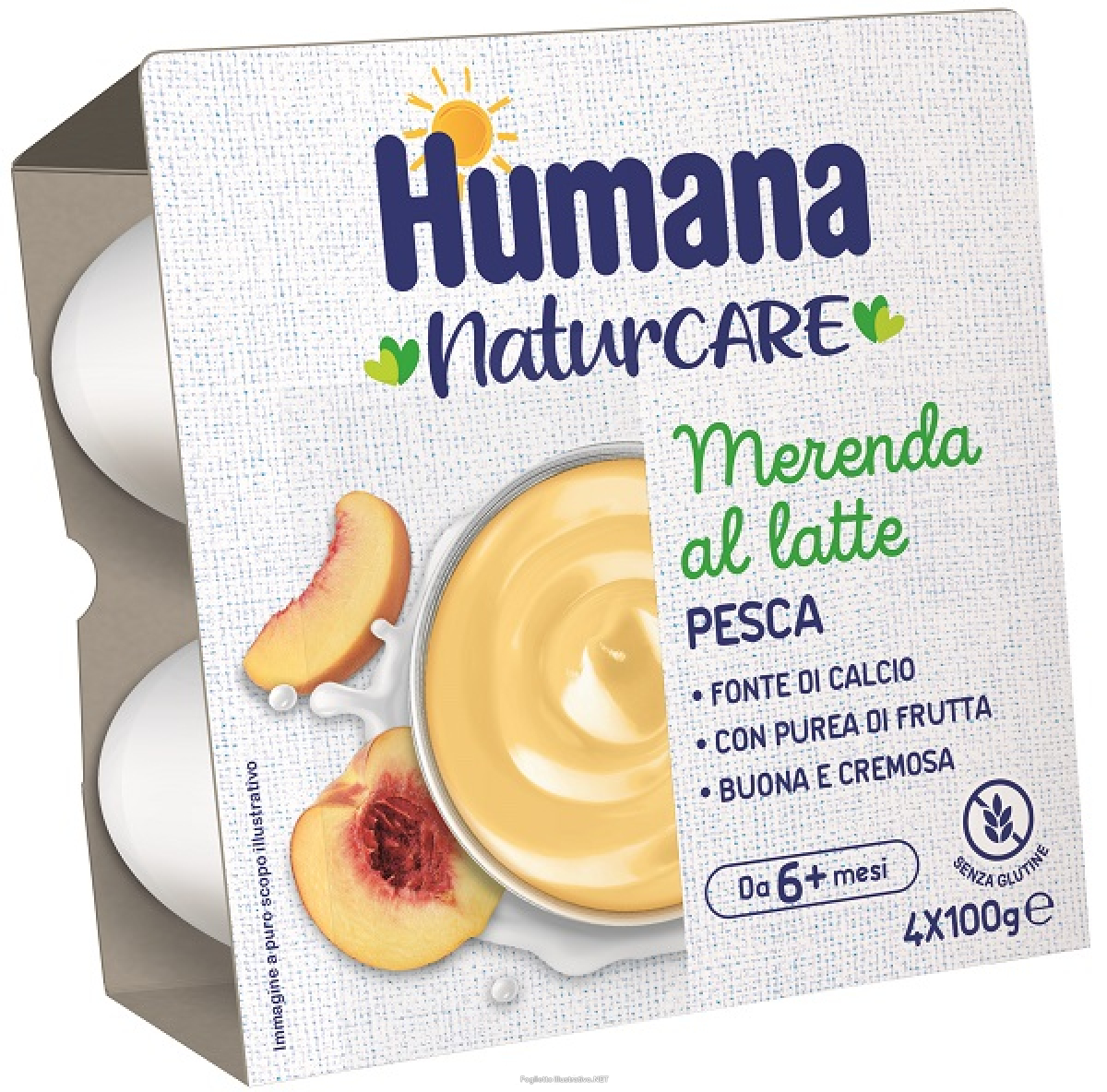 Trova prezzi di humana merenda pesca 4 pezzi da 100 g e compra online