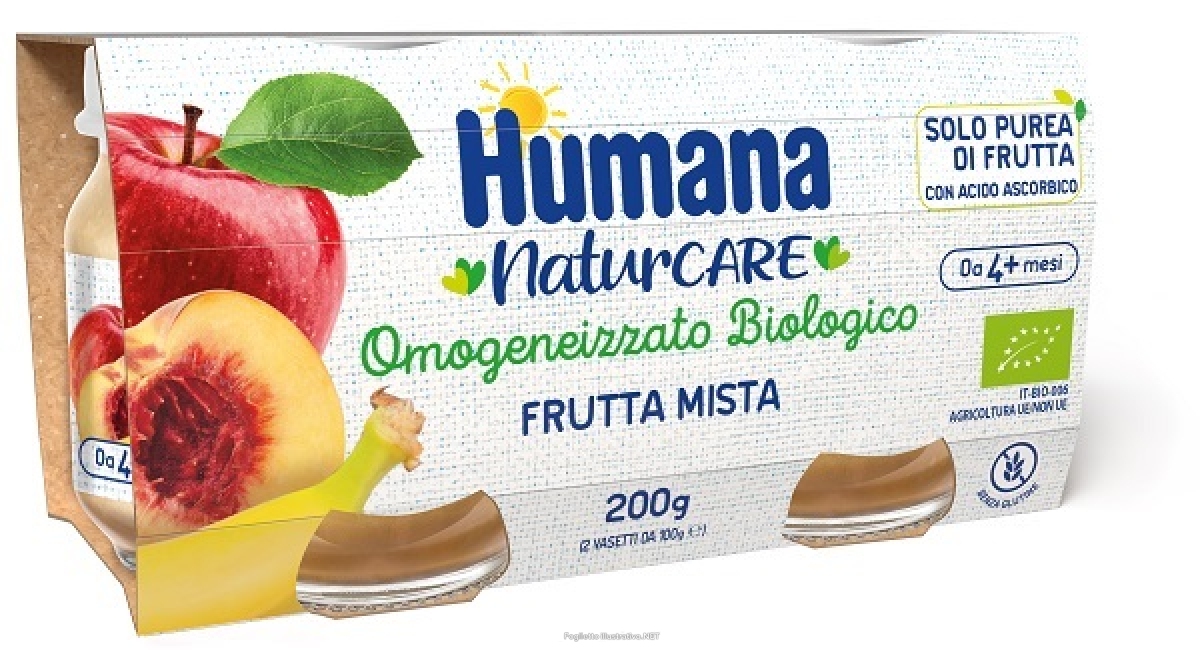 Trova prezzi di humana naturcare omogeneizzato bio frutta mista 2x100 g pappa e compra online
