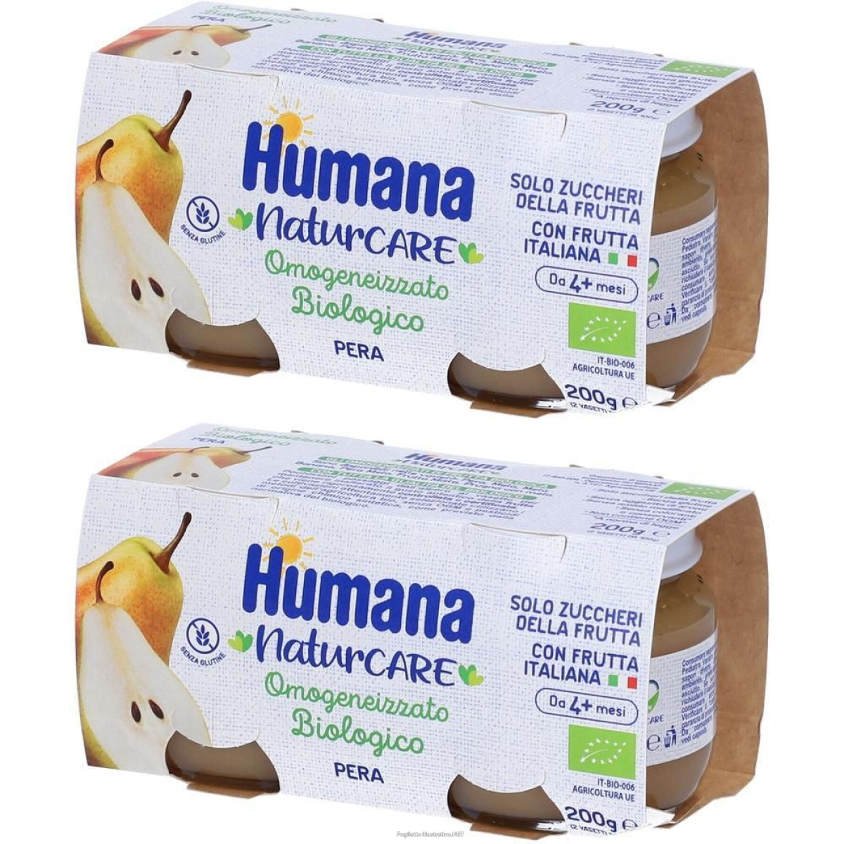 Trova prezzi di humana omogeneizzato biologico pera 2x2x100 g pappa e compra online