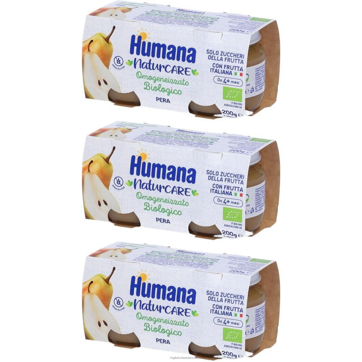 Trova prezzi di humana omogeneizzato biologico pera 3x2x100 g pappa e compra online