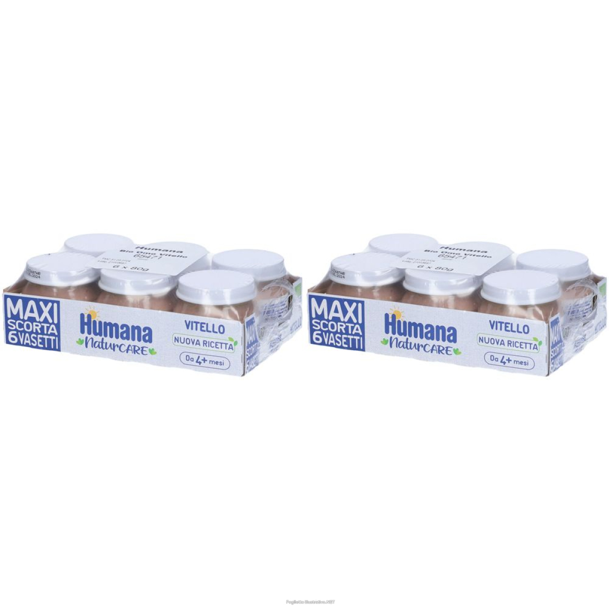Trova prezzi di humana omogeneizzato vitello bio 6 vasetti set da 2 2x6x80 g altro e compra online