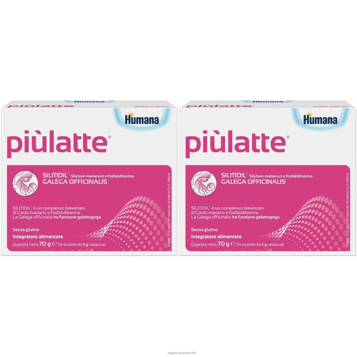 Trova prezzi di humana piùlatte® set da 2 2x70 g bustina e compra online