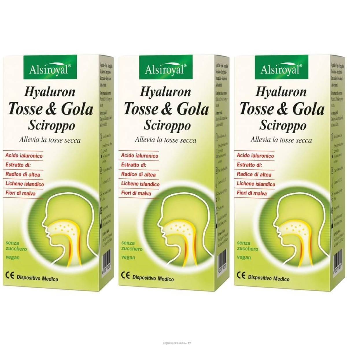 Trova prezzi di hyaluron tosse & gola sciroppo 3x150 ml e compra online