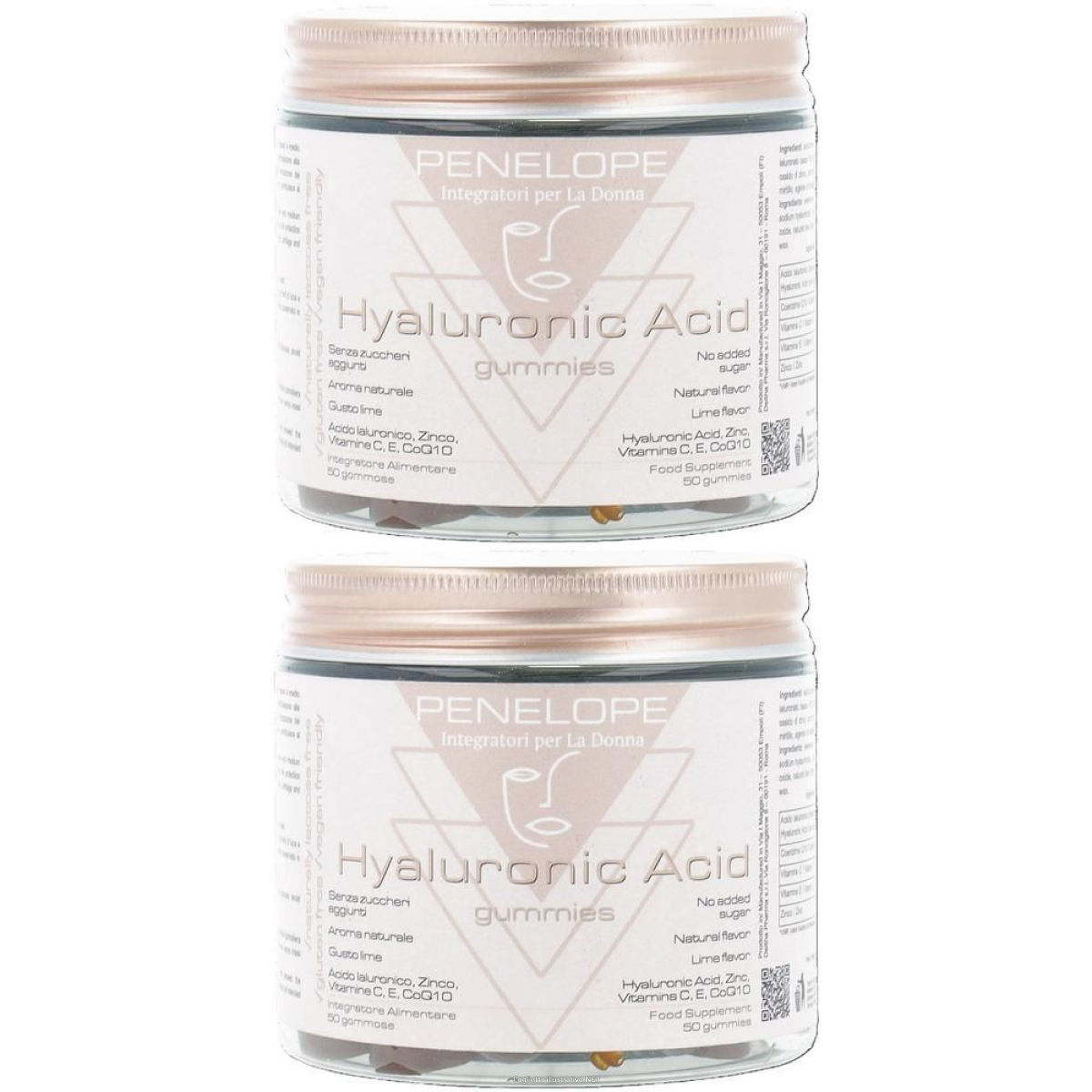 Trova prezzi di hyaluronic acid 50 gommose con acido ialuronico per migliorare l'idrat e compra online