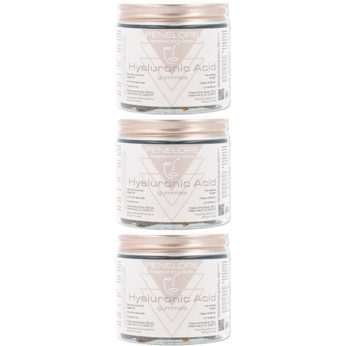 Trova prezzi di hyaluronic acid 50 gommose con acido ialuronico per migliorare l'idrat e compra online