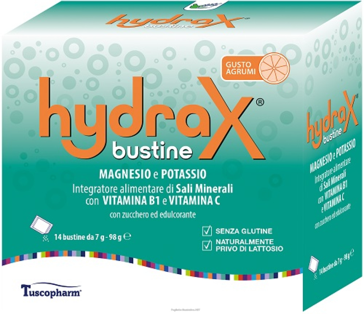 Trova prezzi di hydrax integratore per il reintegro di sali minerali gusto agrumi 14 bustine e compra online