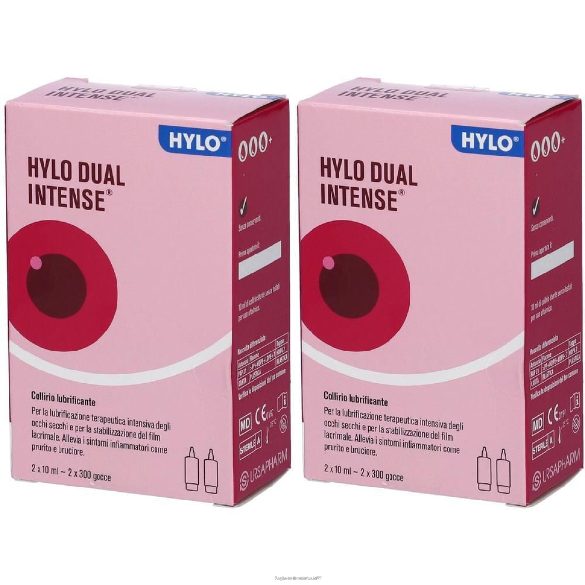 Trova prezzi di hylo dual intense collirio 2 flaconcini da 10 ml 2x2x10 gocce oftal e compra online