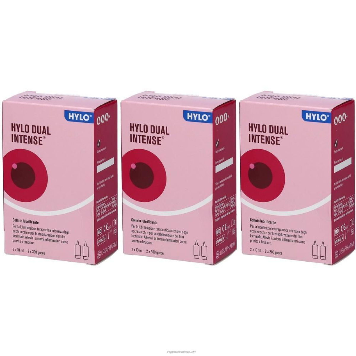 Trova prezzi di hylo dual intense collirio 2 flaconcini da 10 ml 3x2x10 gocce oftal e compra online