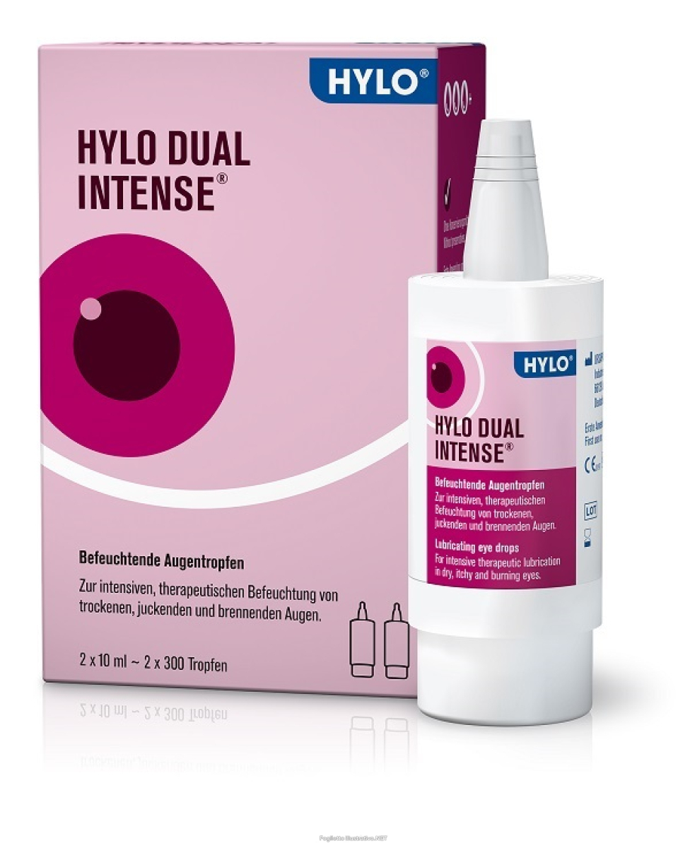 Trova prezzi di hylo dual intense collirio 2 flaconcini da 10 ml e compra online