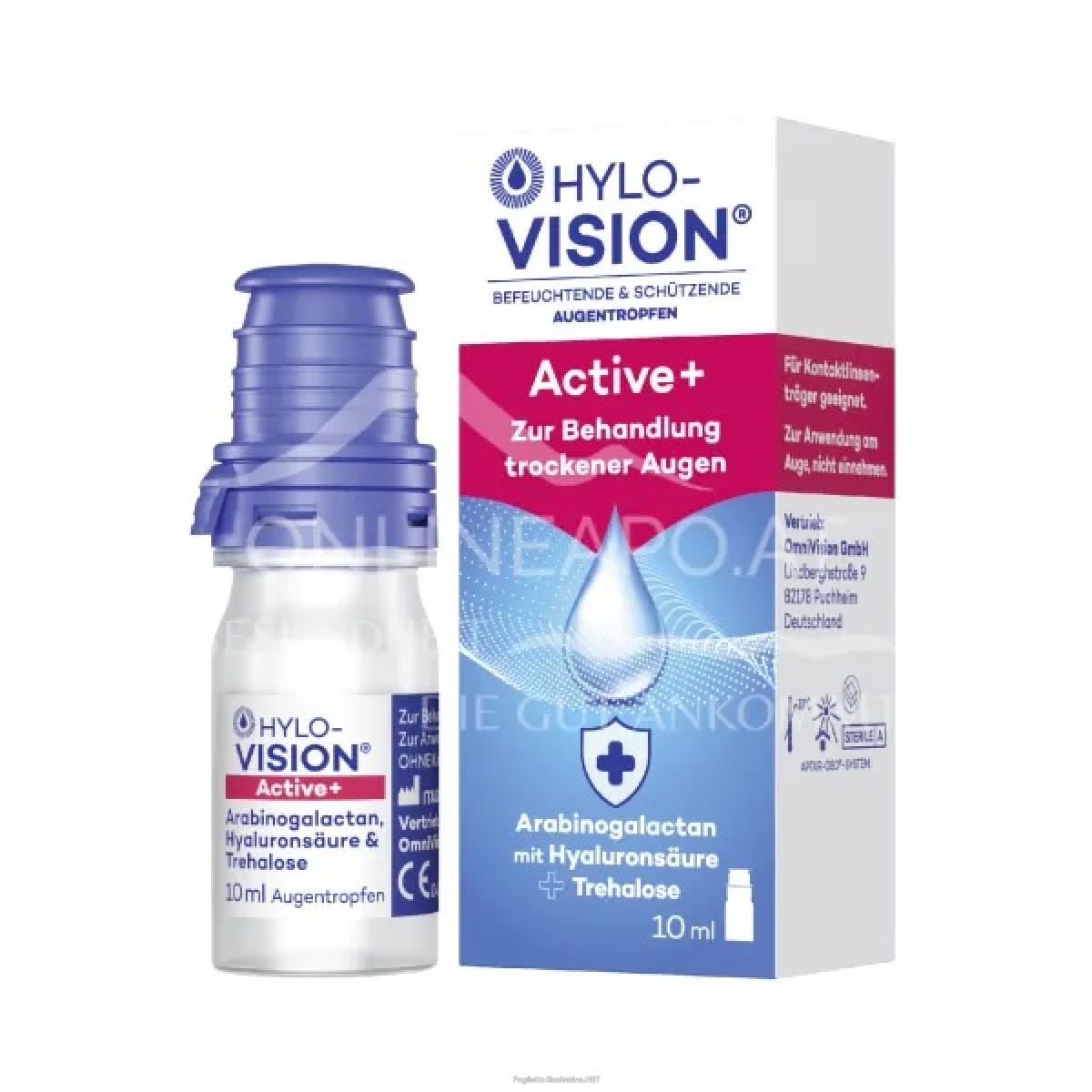 Trova prezzi di hylovision active+ collirio lubrificante per occhi secchi senza conservanti 10ml e compra online