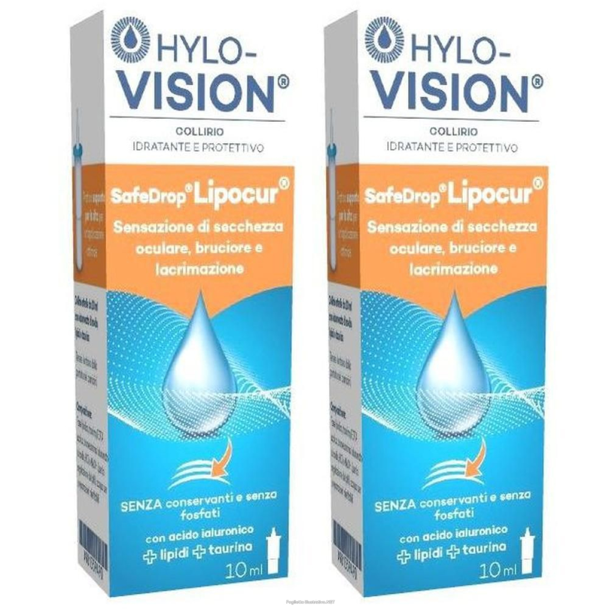 Trova prezzi di hylovision safe drop lipocur collirio 10 ml 2x10 ml gocce oftalmiche e compra online
