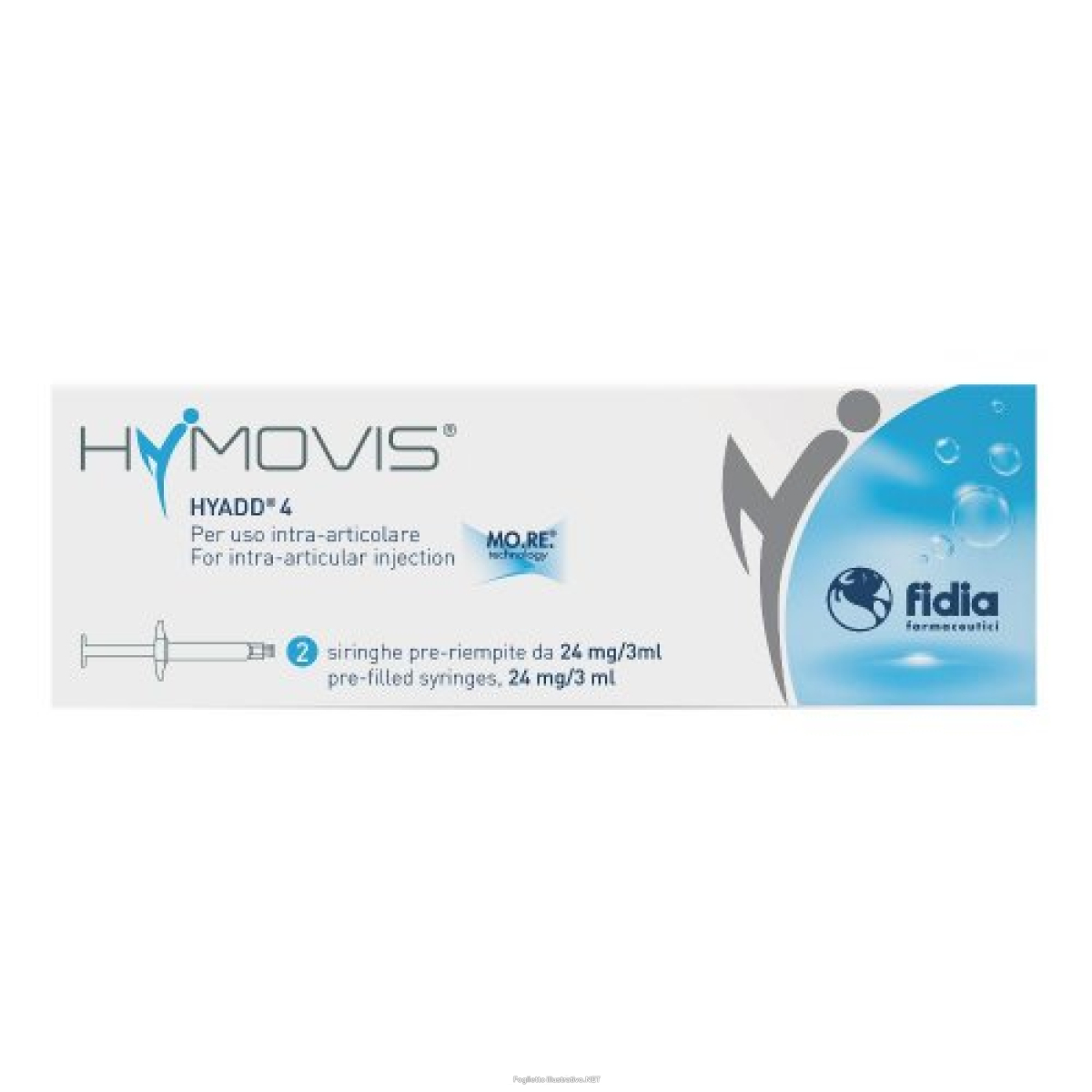 Trova prezzi di hymovis sir 24mg/3ml 2pz n/e e compra online