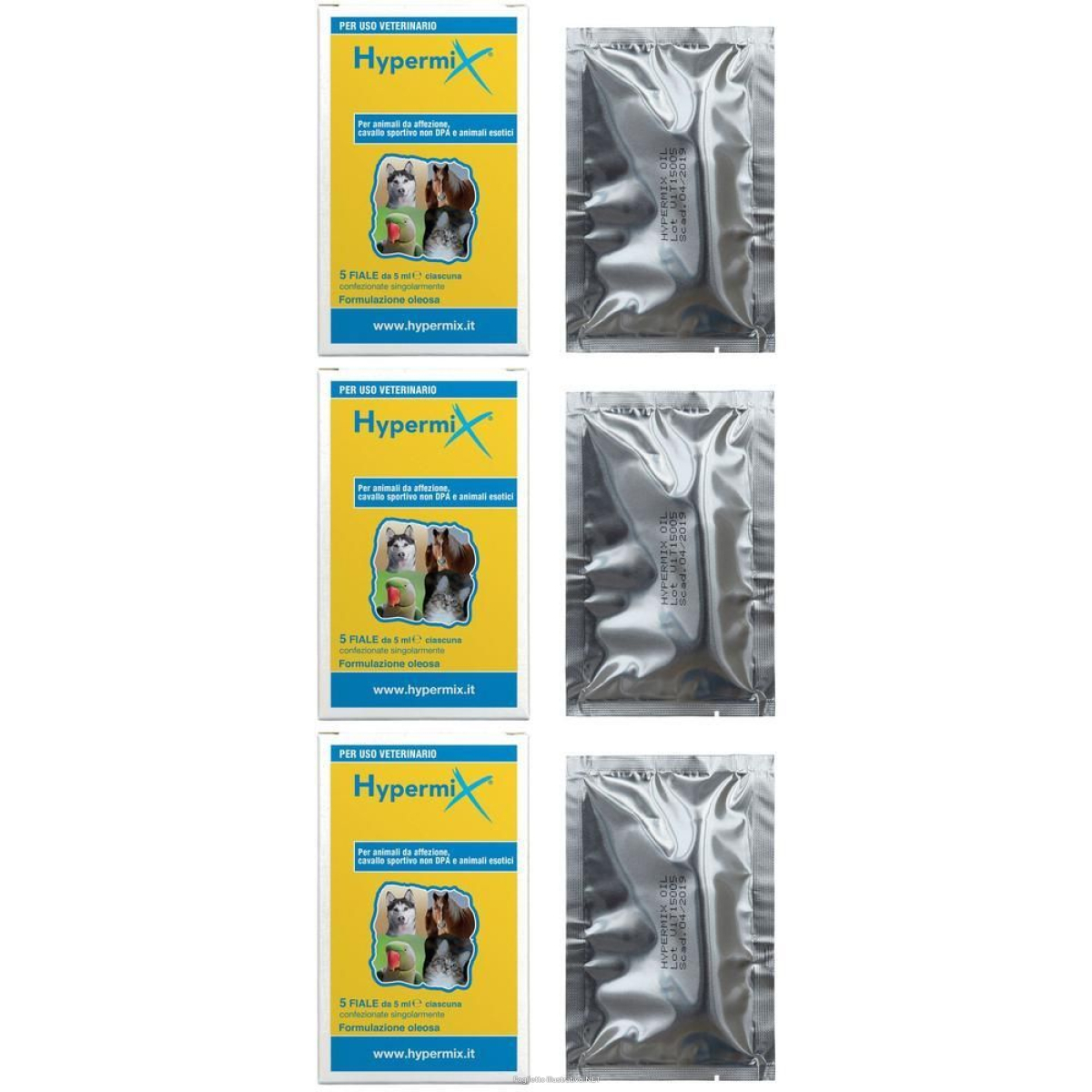 Trova prezzi di hypermix oil 5 fiale monodosi ml 3x5x5 ml e compra online
