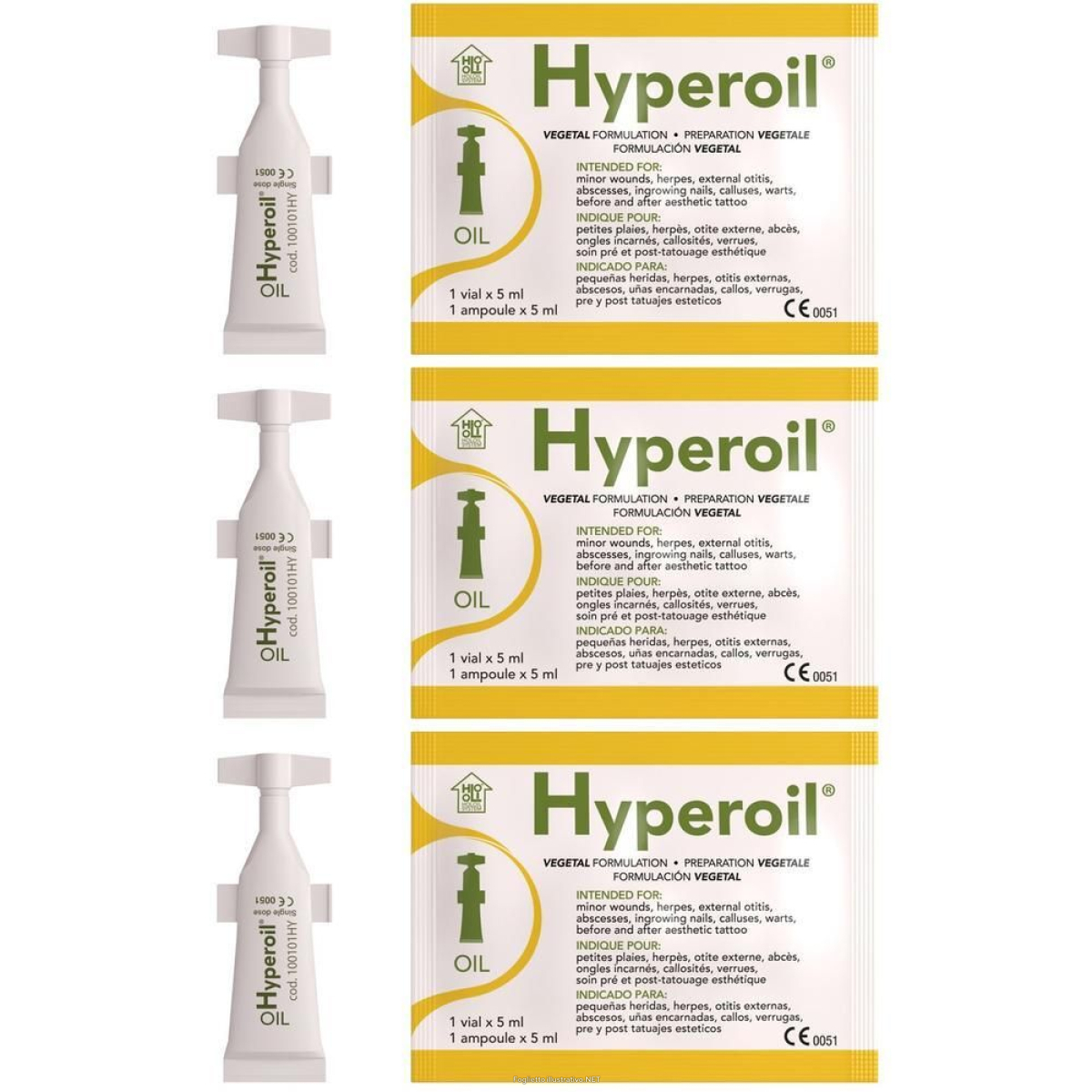 Trova prezzi di hyperoil olio fiala lesioni complesse 3x5 ml e compra online