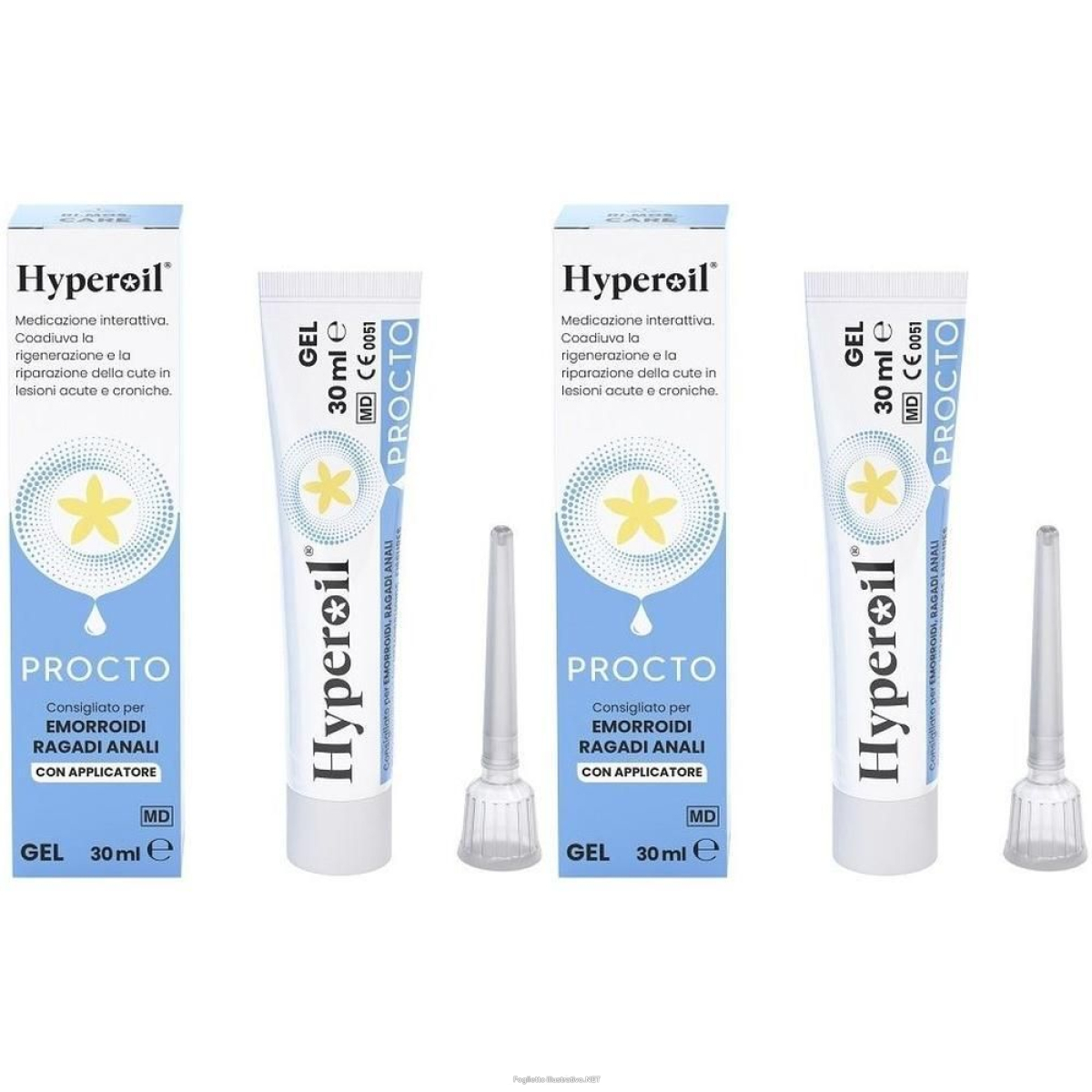 Trova prezzi di hyperoil tubo gel procto lesioni semplici 2x30 ml e compra online