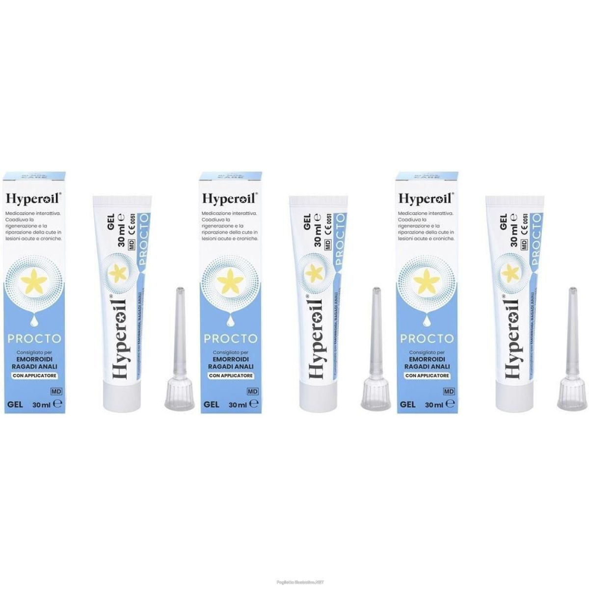 Trova prezzi di hyperoil tubo gel procto lesioni semplici 3x30 ml e compra online